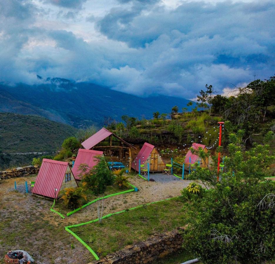 Campo Karst, Hospedaje Y Campamento De Montana Hotel Zapatoca Bagian luar foto