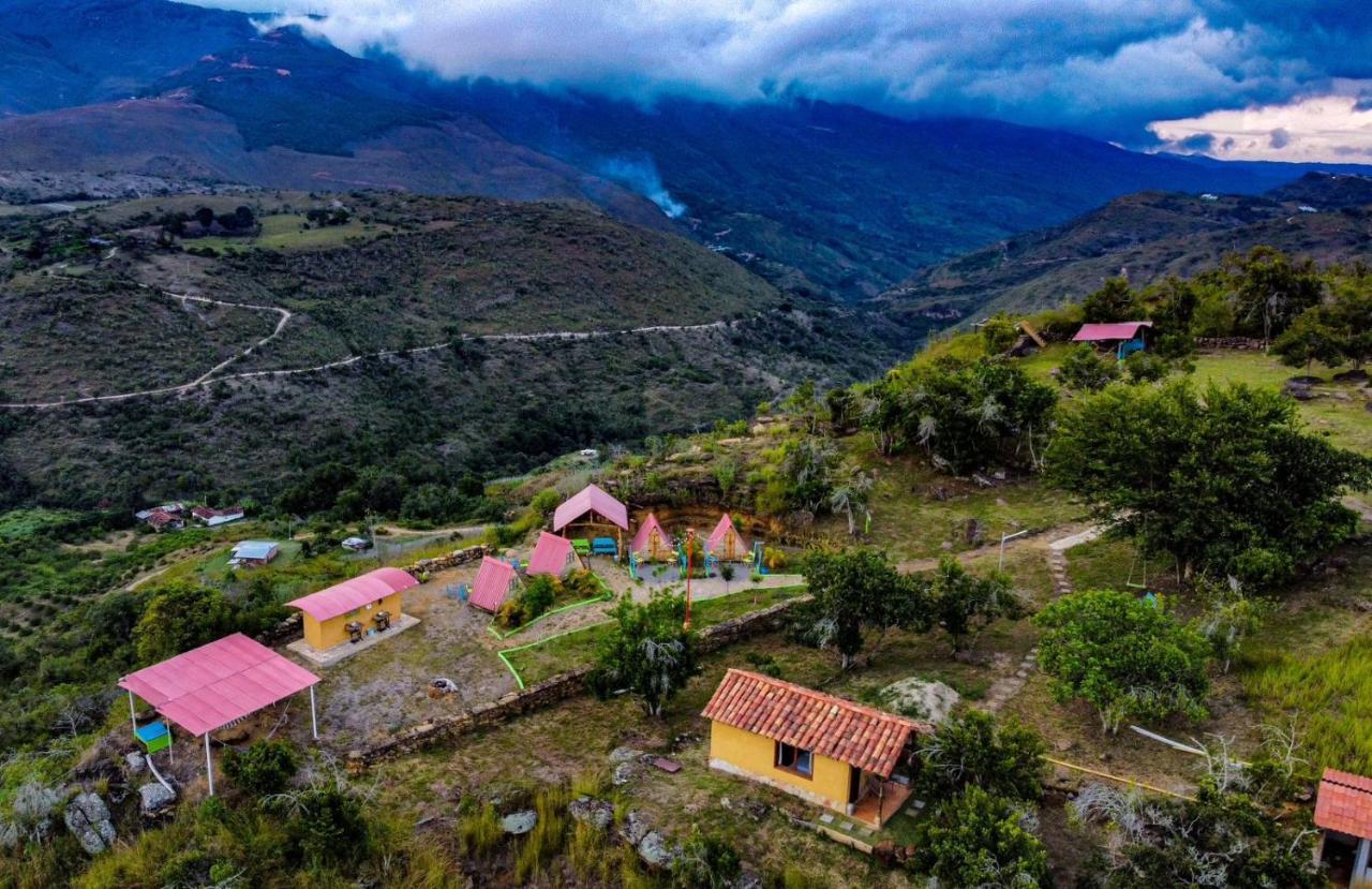 Campo Karst, Hospedaje Y Campamento De Montana Hotel Zapatoca Bagian luar foto