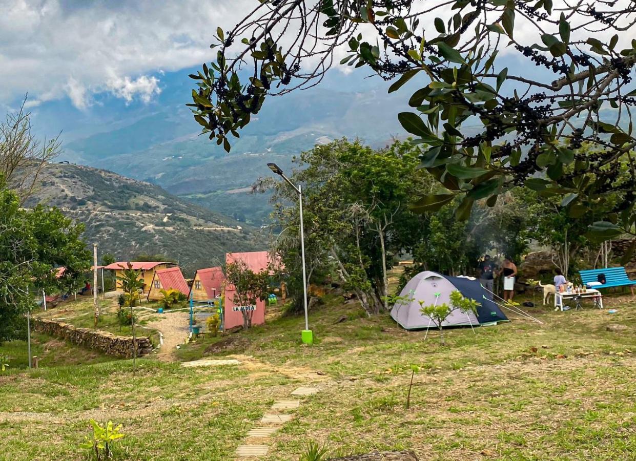 Campo Karst, Hospedaje Y Campamento De Montana Hotel Zapatoca Bagian luar foto