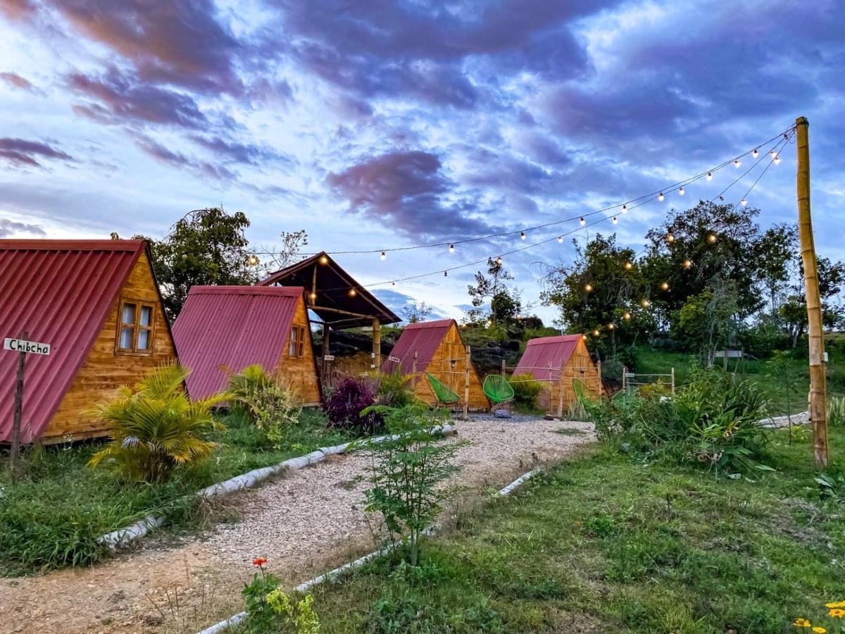 Campo Karst, Hospedaje Y Campamento De Montana Hotel Zapatoca Bagian luar foto